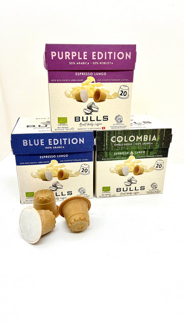 BULLS Collection - 3x20 Holzkapseln